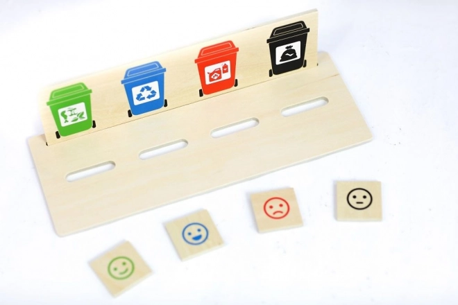 Wooden Sorting Garbage Puzzle for Kids