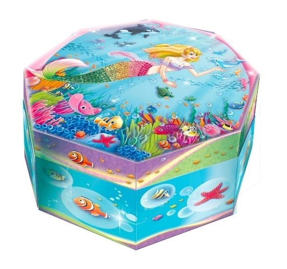 Music Box with Rotating Mermaid