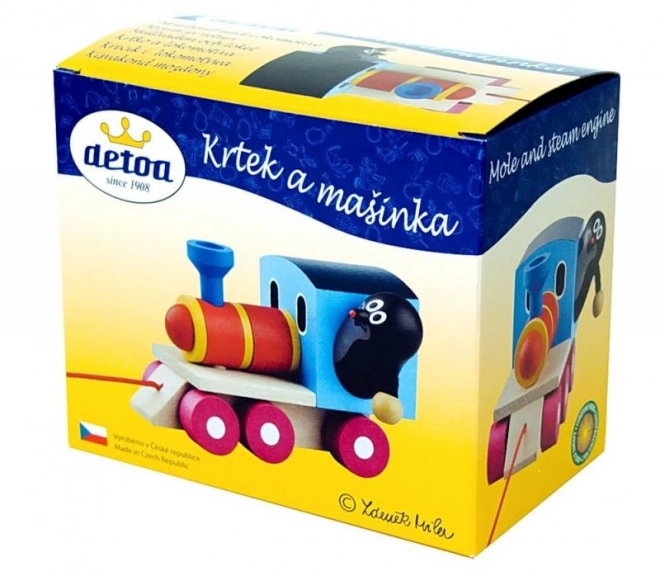 Krtek the Little Mole Pull Along Train