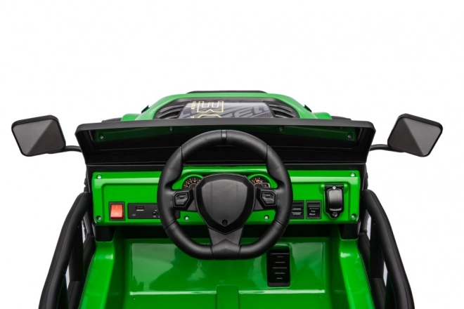 Green Electric Ride-On Car 24V