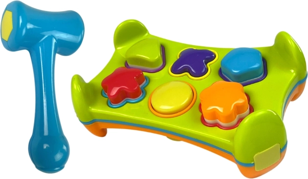 Double the fun: shape inserting and hammer tapping