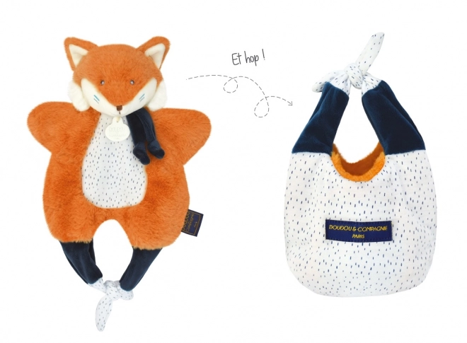 Plush Fox in a Bag 3-in-1