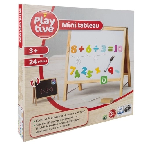 Playtive double-sided chalkboard and whiteboard for kids 4-in-1