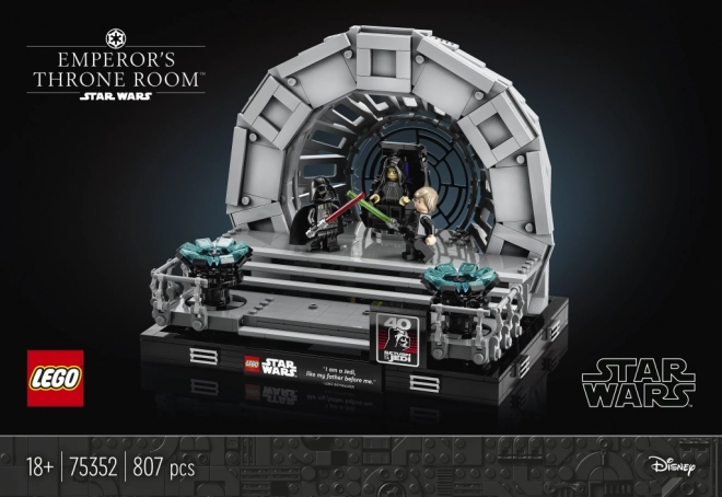 Lego Star Wars Emperor's Throne Room Diorama