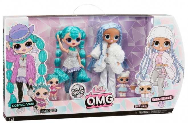 L.O.L. Surprise OMG Winter Disco Dolls Cosmic Nova & Snowlicious