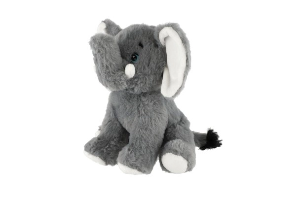 Sitting Plush Elephant 21cm