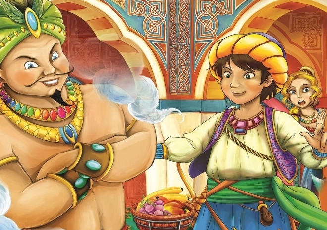 Art Puzzle Aladdin And The Magic Lamp 2X100 Pieces