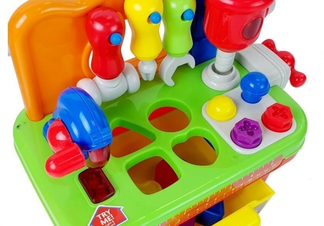 Baby Workshop Tool Set Sorter with Sound and Light