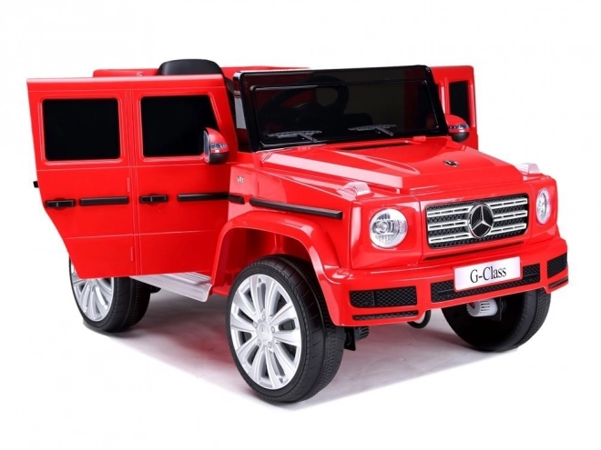 Red Battery-Powered Mercedes G500