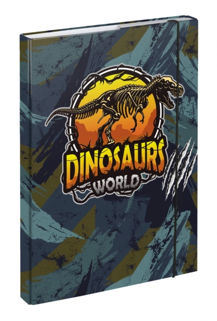 Baagl School Workbook Folder Dinosaurs World