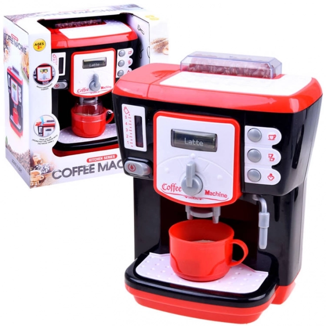 interactive coffee machine for kids with sounds