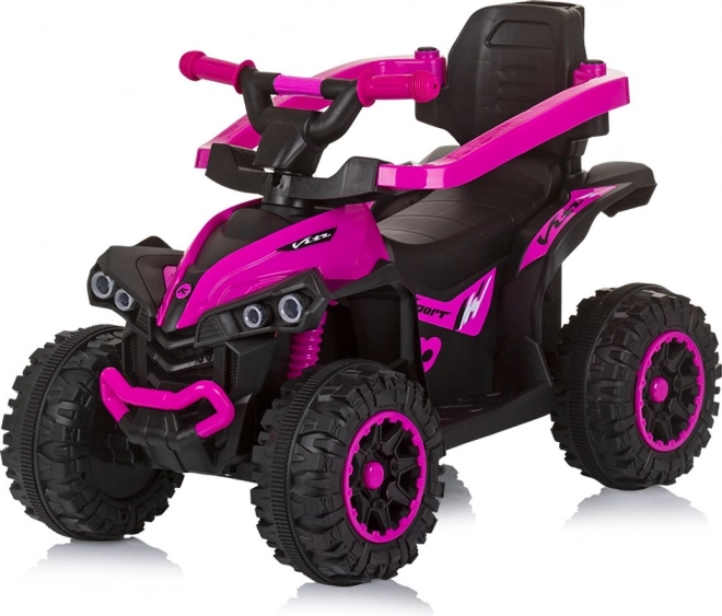 Chipolino Ride-On with Canopy and Push Bar ATV Pink