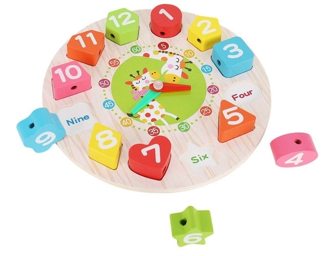 Wooden Educational Clock Toy