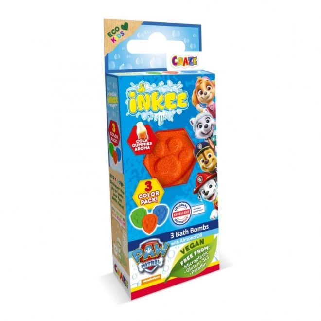 Inkee Mini Bath Bombs Paw Patrol