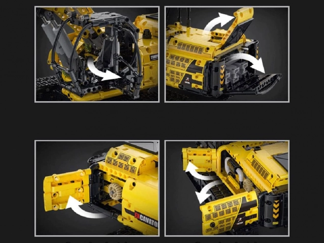 Remote Controlled Excavator Construction Set