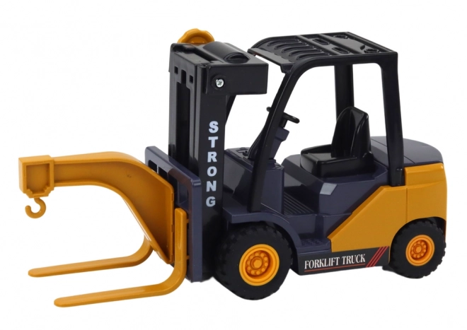 Forklift with Adjustable Hook and Friction Drive