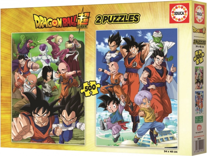 Educa Puzzle Dragon Ball Set 2x500 Pieces