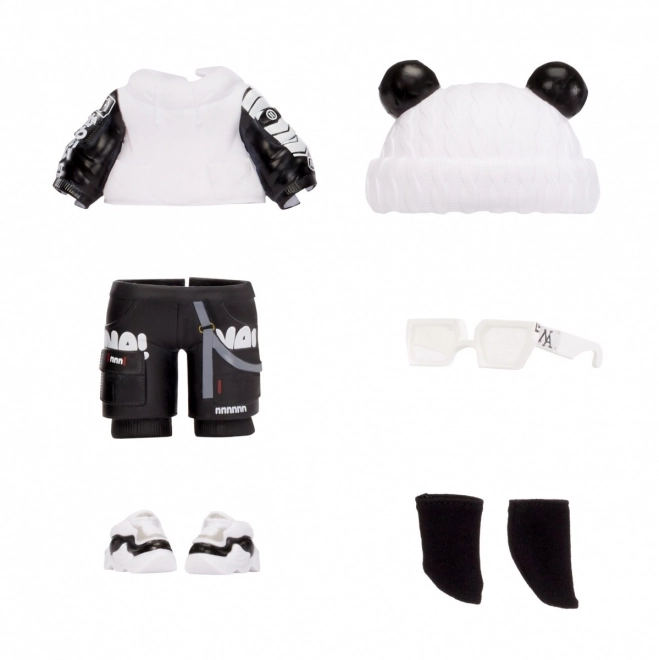 Na! Na! Na! Panda Boy Soft Touch Fuzzy Surprise Doll