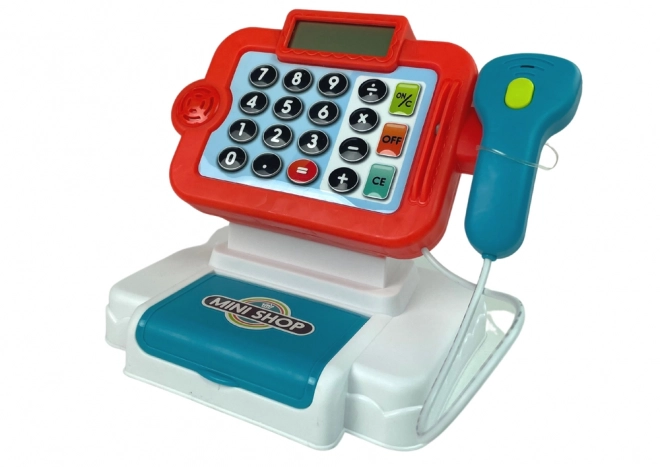 Children's Cash Register with Calculator and Vegetables