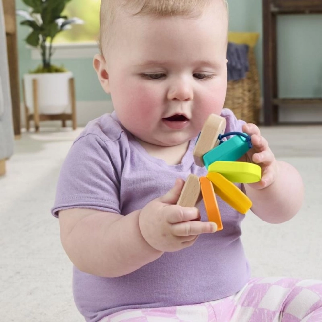 Fisher-Price fa csörgő hernyó