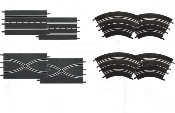 extension set for Evolution, Digital 132 and Digital 124 slot car tracks