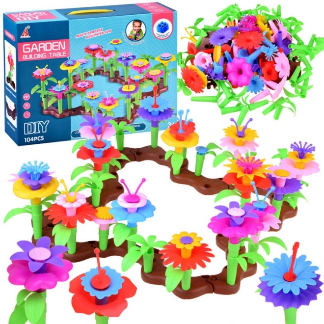 Creative Construction Flower Garden Set