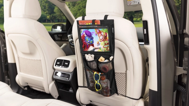 Car Seat Organizer with Tablet & Toy Pocket