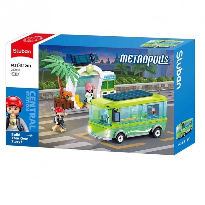 Sluban Metropolis Electric Bus Building Set