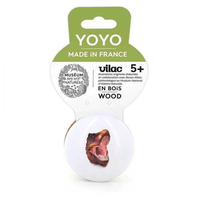 T-Rex Wooden YoYo by Vilac