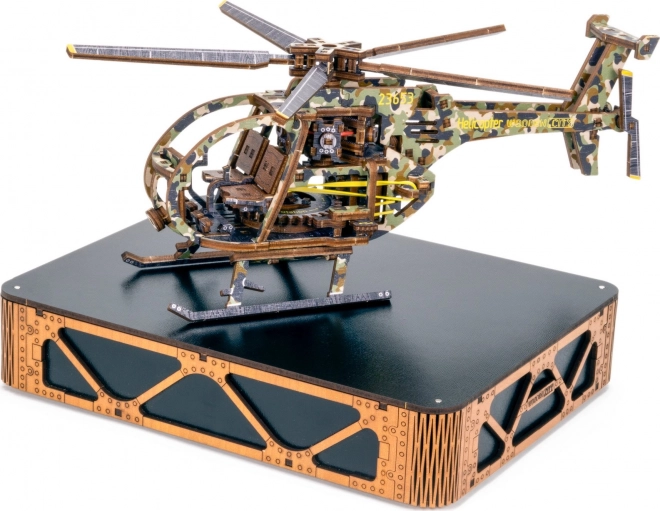 Wooden Mechanical Helicopter Puzzle Limited Edition