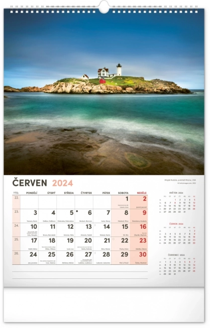 Wall Calendar Landscape 2024