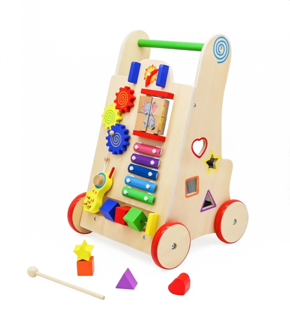 Wooden Walker Educational Cube 6-in-1