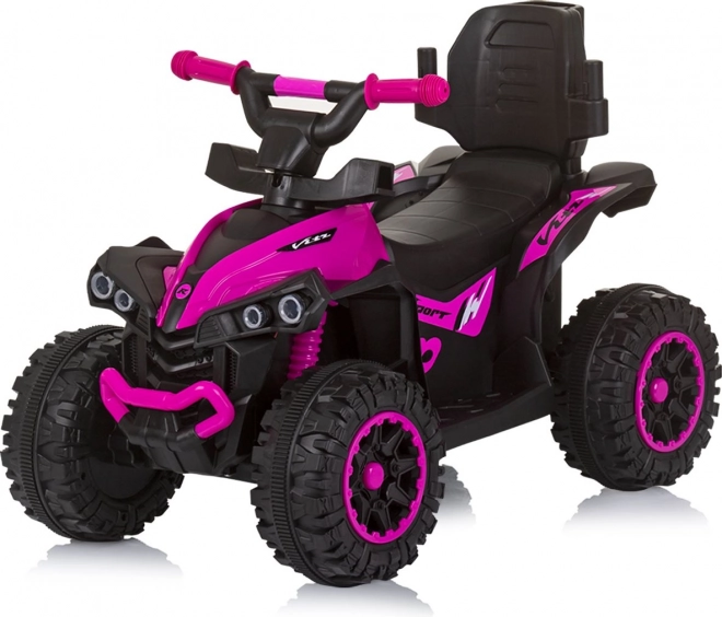 Chipolino Ride-On with Canopy and Push Bar ATV Pink