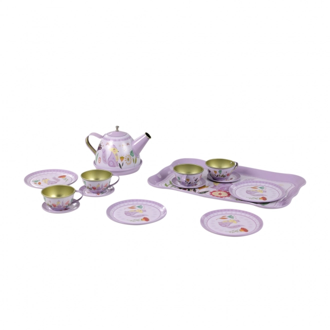 Metallic Tea Set for Kids