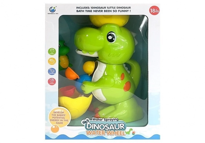 Bath Dinosaur Water Mill Toy