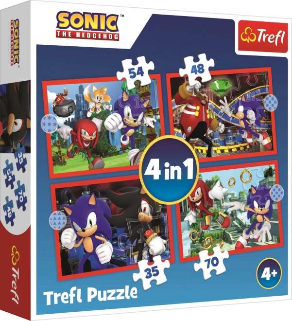 Sonic Adventures 4-in-1 Puzzle Set