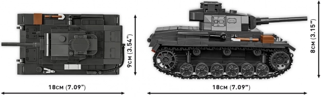 Cobi Historical Collection WWII Panzer III Tank Set