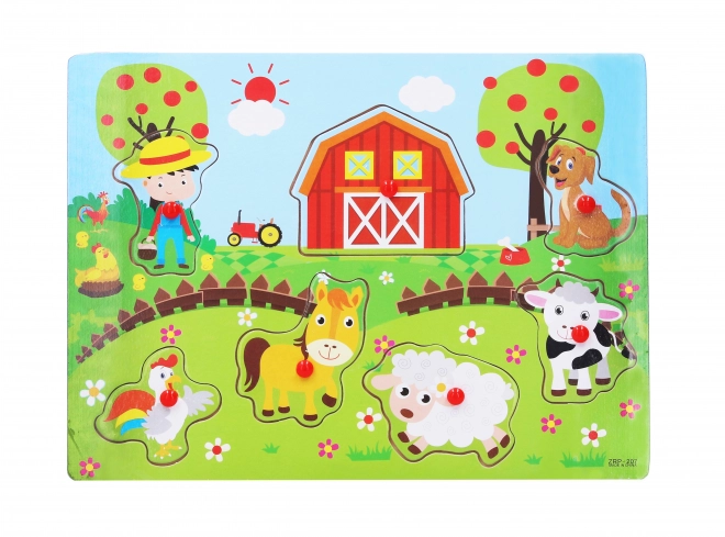 Wooden Farm Animal Puzzle