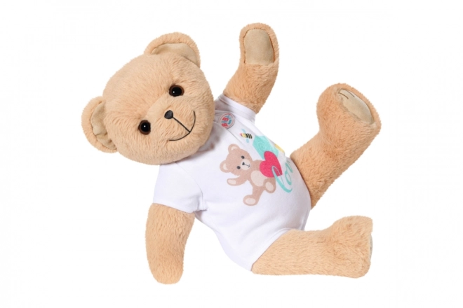 Baby Born Teddy Bear in White Outfit