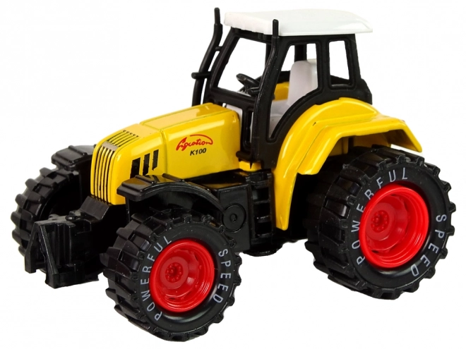 Metal Tractor Toy with Friction Drive