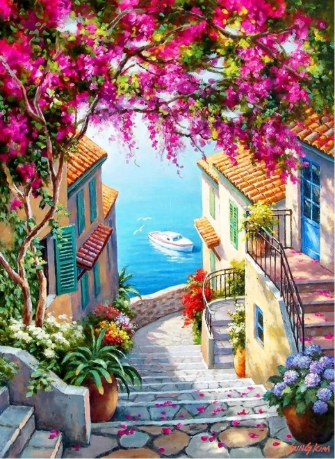 Anatolian Puzzle Stairs to the Sea 1000 Pieces