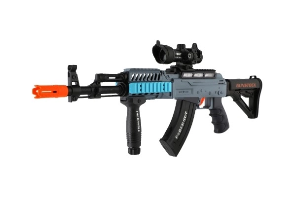 Toy Assault Rifle with Foam Darts and Light-up Sound Effects