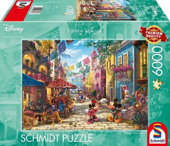 Mickey & Minnie in Mexico 6000 Piece Puzzle