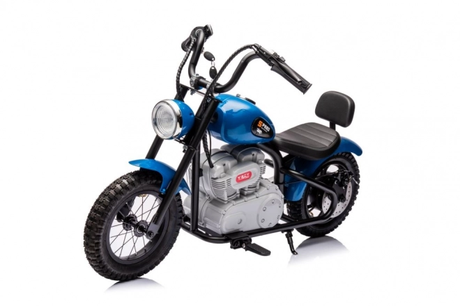 Electric Ride-On Blue Motorcycle