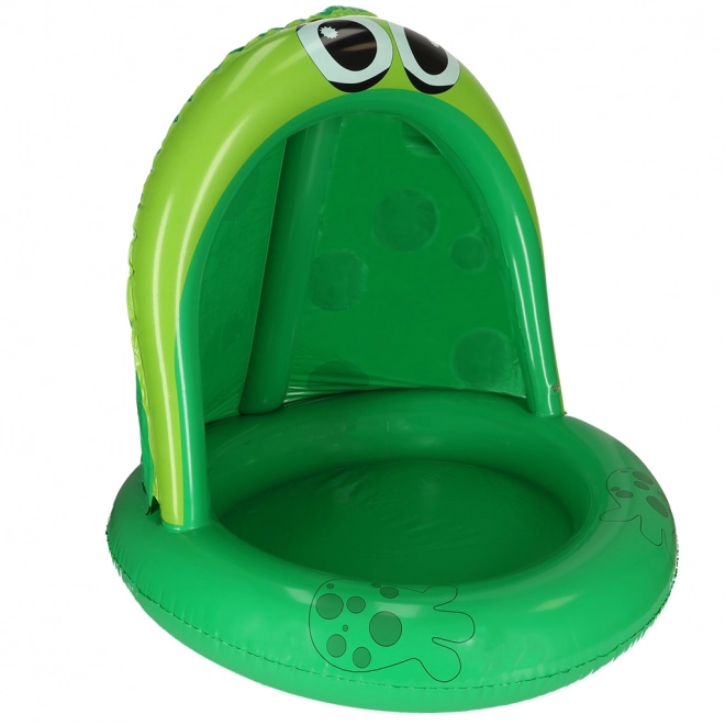 Inflatable Frog Baby Pool with Canopy