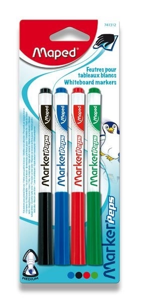 Maped Whiteboard Markers Set of 4