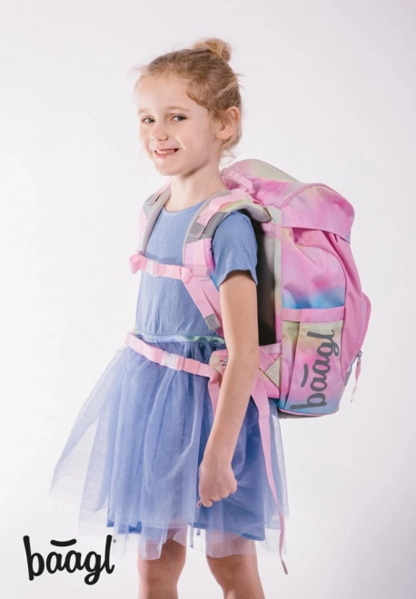 Airy Rainbow Unicorn School Backpack Set