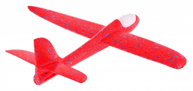 Foam Airplane Toy with Movable Tail and Light