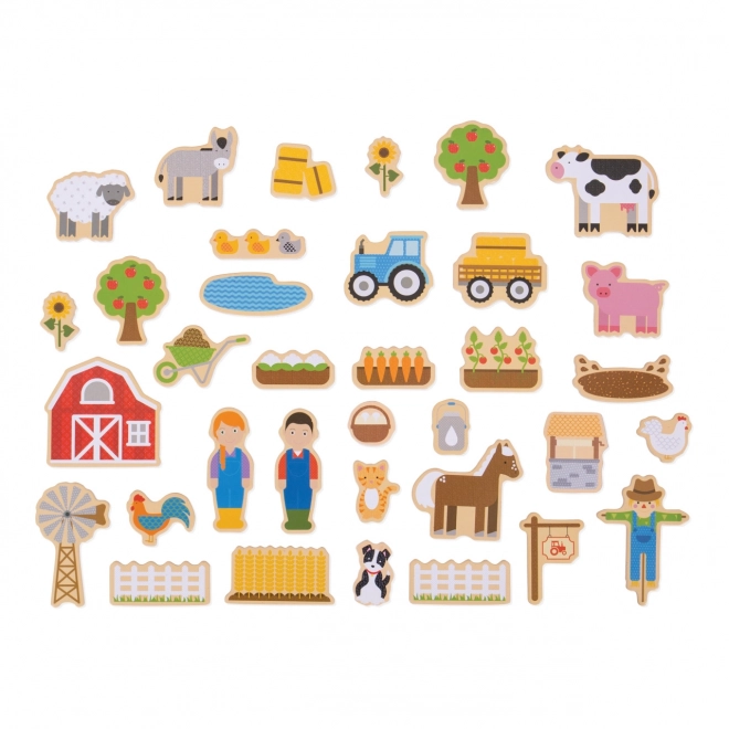 Bigjigs Toys Wooden Farm Magnets