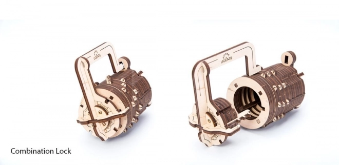 Ugears Cryptex Lock 3D Puzzle